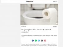 Bild zum Artikel: Klospülung kann Viren meterhoch in die Luft schleudern