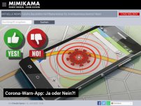 Bild zum Artikel: Corona-Warn-App: Ja oder Nein?!