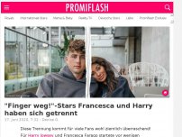 Bild zum Artikel: 'Finger weg!'-Stars Francesca und Harry haben sich getrennt