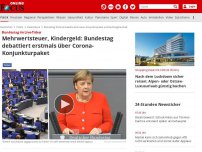 Bild zum Artikel: +++ Bundestag im Live-Ticker +++ - Gleich erklärt Merkel ihre Pläne für die deutsche EU-Ratspräsidentschaft