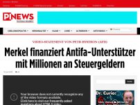 Bild zum Artikel: Video-Statement von Petr Bystron (AfD) Merkel finanziert Antifa-Unterstützer mit Miilionen an Steuergeldern