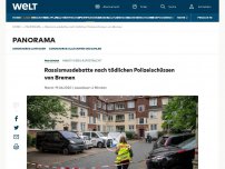 Bild zum Artikel: Rassismusdebatte nach tödlichen Polizeischüssen von Bremen