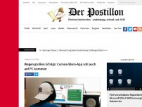 Bild zum Artikel: Wegen großen Erfolgs: Corona-Warn-App soll auch auf PC kommen