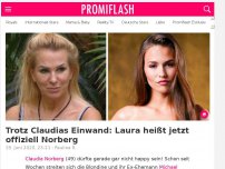 Bild zum Artikel: Trotz Claudias Einwand: Laura heißt jetzt offiziell Norberg