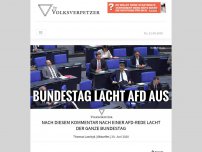 Bild zum Artikel: Nach diesem Kommentar nach einer AfD-Rede lacht der ganze Bundestag