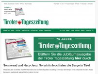Bild zum Artikel: Die Berge werden leuchten: Das sind die Herz-Jesu-Feuer 2020 in Tirol