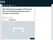 Bild zum Artikel: BVB: Michael Rummenigge wirft Borussia Dortmund Wettbewerbsverzerrung vor - alle News und Gerüchte
