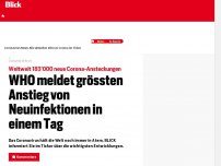 Bild zum Artikel: Coronavirus - Schweiz: 35 neue Covid-19-Infizierte innert 24 Stunden gemeldet