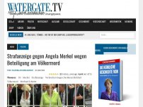Bild zum Artikel: Strafanzeige gegen Angela Merkel wegen Beteiligung am Völkermord