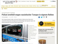 Bild zum Artikel: Ausschreitungen in Stuttgart: Polizei ermittelt wegen rassistischer Tonspur in eigenen Reihen