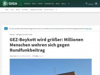 Bild zum Artikel: GEZ-Boykott wird größer: Millionen Menschen wehren sich gegen Rundfunkbeitrag