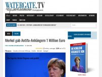 Bild zum Artikel: Merkel gab Antifa-Anhängern 1 Million Euro