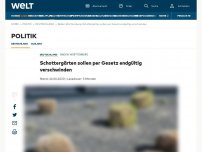 Bild zum Artikel: Stein- und Schottergärten sollen per Gesetz endgültig verschwinden