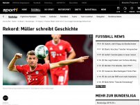 Bild zum Artikel: Rekord geknackt! Müller schreibt Bundesliga-Geschichte