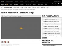 Bild zum Artikel: Hammer! Robben feiert Profi-Comeback