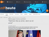 Bild zum Artikel: Merkel warnt vor Corona-Leichtsinn
