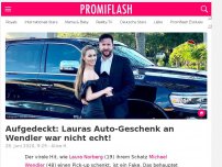 Bild zum Artikel: Aufgedeckt: Lauras Auto-Geschenk an Wendler war nicht echt!