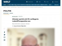 Bild zum Artikel: Altmaier spricht sich für verlängerte Ladenöffnungszeiten aus