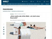 Bild zum Artikel: „Keine zweite oder dritte Welle - wir sind in einer Dauerwelle“