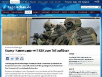 Bild zum Artikel: Kramp-Karrenbauer will Elitetruppe KSK zum Teil auflösen