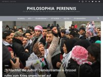 Bild zum Artikel: „Schlachtet die Juden“: Demonstranten in Brüssel rufen zum Krieg gegen Israel auf