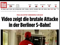 Bild zum Artikel: Frau flehte um Hilfe - Video zeigt die Attacke in der Berliner S-Bahn!