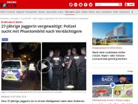 Bild zum Artikel: Dreilinden in Berlin - 27-jährige Joggerin vergewaltigt: Polizei sucht mit Phantombild nach Verdächtigem