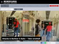 Bild zum Artikel: Attacke in Berliner S-Bahn – Täter ermittelt