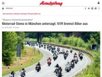 Bild zum Artikel: Gegen Fahrverbote: Motorrad-Demo: Tausende Biker in München erwartet