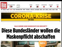 Bild zum Artikel: Ohne Mundschutz in Läden? - Diese Bundesländer wollen Maskenpflicht abschaffen