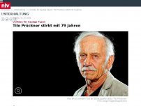 Bild zum Artikel: Vorliebe für kauzige Typen: Tilo Prückner stirbt mit 79 Jahren