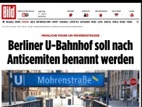 Bild zum Artikel: Posse um Berliner Mohrenstrasse - U-Bahnhof soll nach Antisemit benannt werden