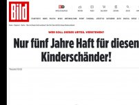 Bild zum Artikel: Berliner Stütze-Empfänger - Kind für Missbrauch gezeugt – fünf Jahre Haft