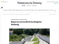 Bild zum Artikel: Landkreis Freising: Bayerns vermutlich buckligster Radweg