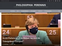 Bild zum Artikel: Im EU-Parlament: „Frau Merkel, Sie sind die Totengräberin Europas!“