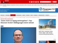 Bild zum Artikel: Chef der Wirtschaftsweisen - 'Kann nicht so üppig weitergehen': Top-Ökonom fordert Mäßigungen beim Gehalt