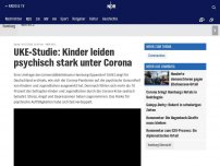 Bild zum Artikel: UKE-Studie: Kinder leiden psychisch stark unter Corona