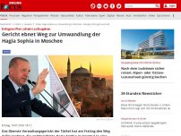 Bild zum Artikel: Erdogans Plan scheint aufzugehen - Gericht ebnet Weg zur Umwandlung der Hagia Sophia in Moschee