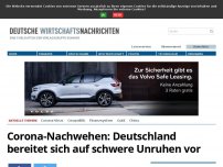 Bild zum Artikel: Corona-Nachwehen: Deutschland bereitet sich auf schwere Unruhen vor