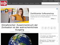 Bild zum Artikel: Klimaforscher: Zusammenbruch der Zivilisation ist der wahrscheinlichste Ausgang