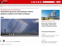 Bild zum Artikel: Die FOCUS-Kolumne von Jan Fleischhauer - Selbstbetrug unter Journalisten: Wenn Medien einfach eine Welt erfinden