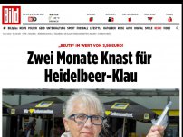 Bild zum Artikel: „Beute“ im Wert von 3,98 Euro - Zwei Monate Knast für Heidelbeer-Klau