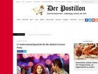 Bild zum Artikel: 17 starke Anmachsprüche für die nächste Corona-Party