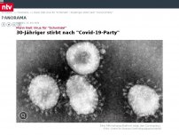 Bild zum Artikel: Mann hielt Virus für 'Schwindel': 30-Jähriger stirbt nach 'Covid-19-Party'