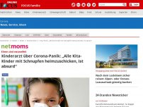 Bild zum Artikel: Eltern sind verzweifelt - Kinderarzt über Corona-Panik: „Alle Kita-Kinder mit Schnupfen heimzuschicken, ist absurd“