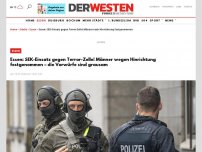 Bild zum Artikel: Essen: SEK-Einsatz gegen Terror-Zelle! Männer wegen Hinrichtung festgenommen – die Vorwürfe sind grausam