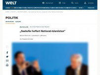 Bild zum Artikel: „Seehofer hofiert National-Islamisten“