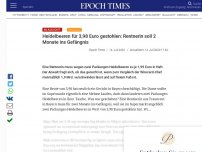 Bild zum Artikel: Heidelbeeren für 3,98 Euro gestohlen: Rentnerin soll 2 Monate ins Gefängnis