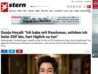 Bild zum Artikel: Moderatorin : Dunja Hayali: 'Ich habe mit Rassismus, seitdem ich beim ZDF bin, fast täglich zu tun'
