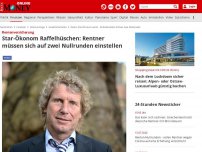 Bild zum Artikel: Rentenversicherung - Star-Ökonom Raffelhüschen: Rentner müssen sich auf zwei Nullrunden einstellen